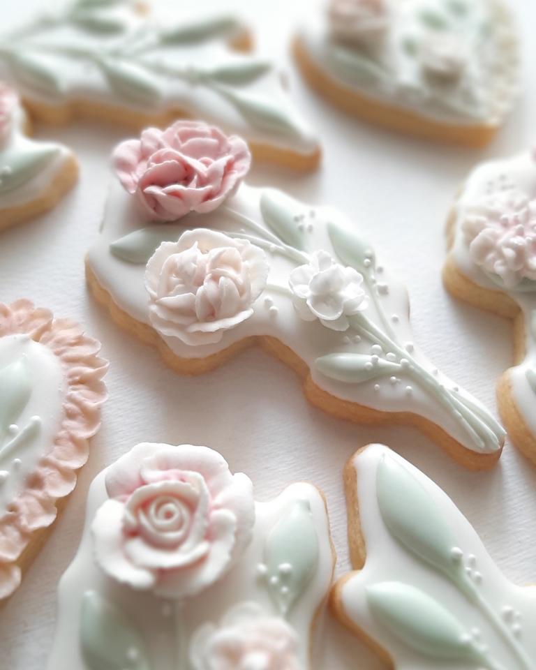 Pastel Posy B (24 biscotti)